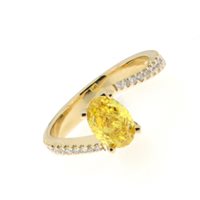 Anello Fanton Gioielli Donna ANELLI LAB GROWN in Oro Diamante Lab Grown 0.92 Ct ANOR-155-52 - ANOR-155-52